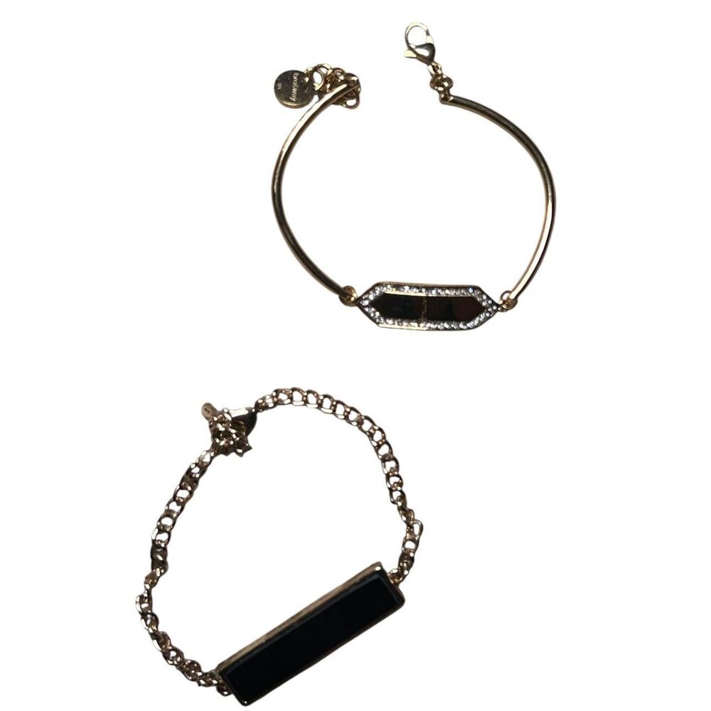 Women's Black and Gold Jewelry